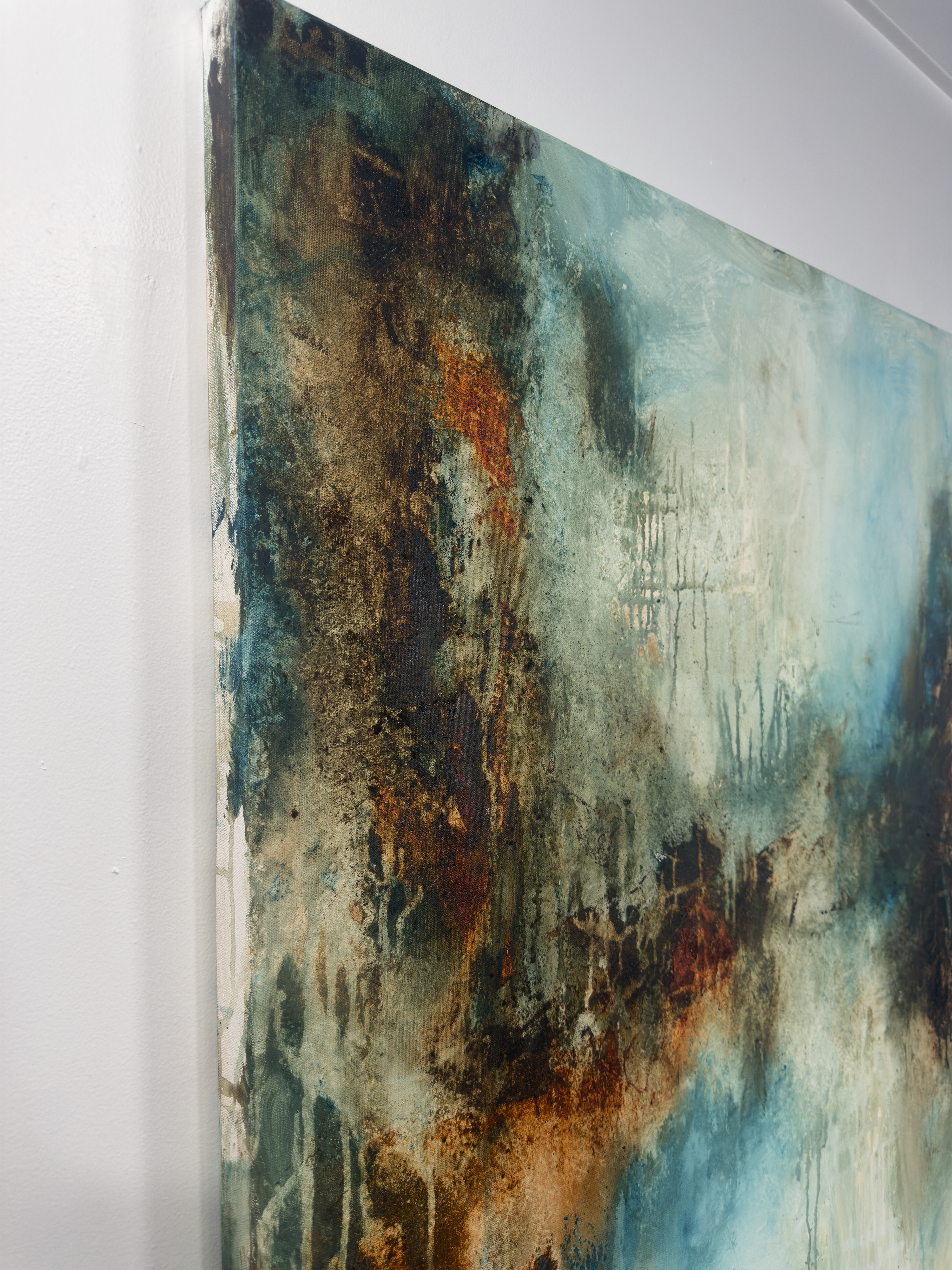 Original Abstract Painting<br>on Canvas<br>Title: Nothing Comes Easy