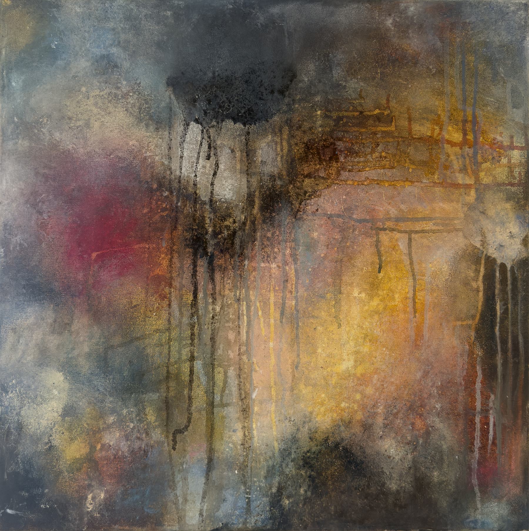 Raw Abstract Art <br>Canvas Print <br>  You Can Count On That