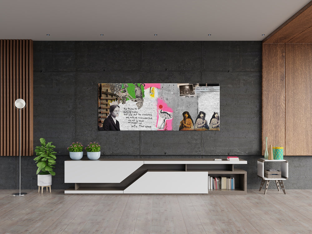 Title:  Luke 8:17 'Into The Open' <br> Mixed Media Art Print