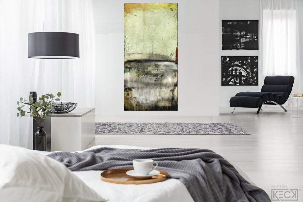 
                
                    Load image into Gallery viewer, #050807 &amp;lt;br&amp;gt;Abstract Art Canvas Print  &amp;lt;br&amp;gt; It&amp;#39;s Not Over Yet
                
            