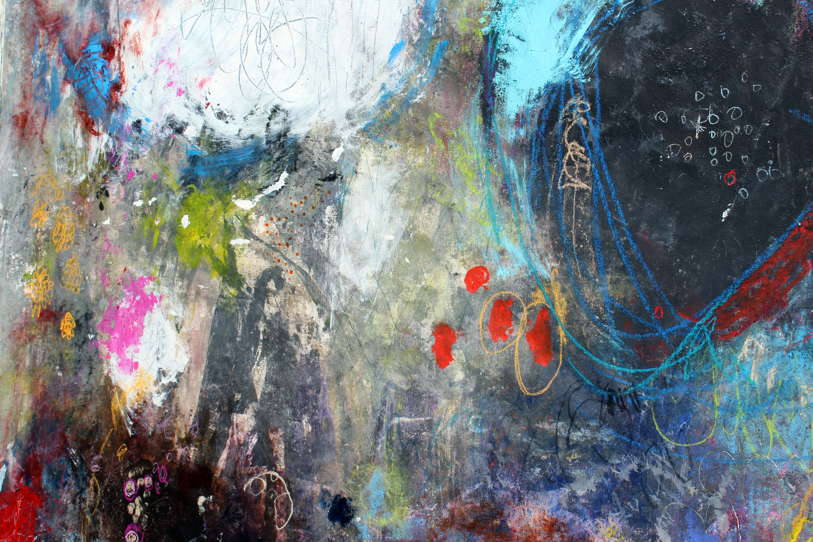 COLORFUL ABSTRACT ART PRINTS for upscale decor.  Bold, colorful abstract art prints