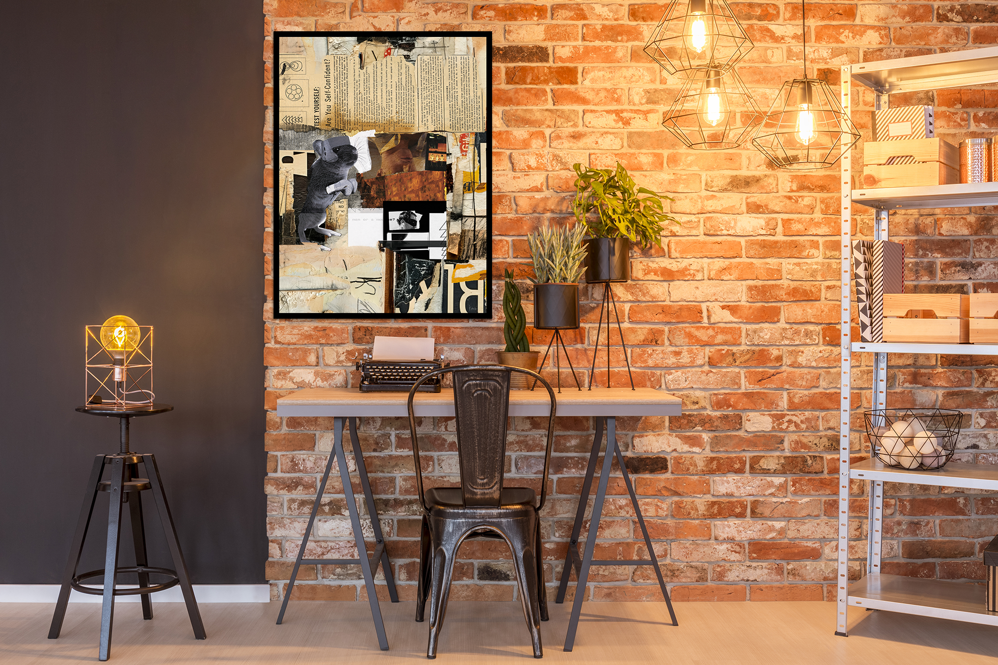 Are You A Man Or A Mouse? <br> Canvas Art Print