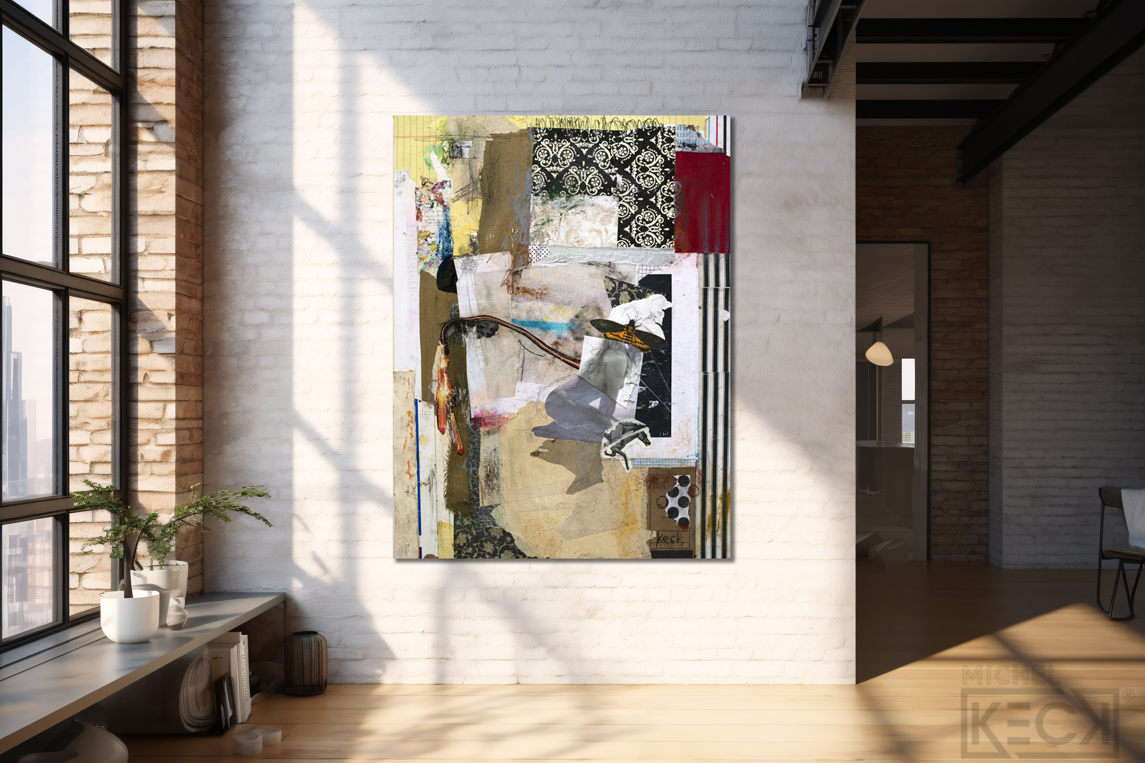 #091305 <br> No Coincidence <br> Mixed Media Art Print