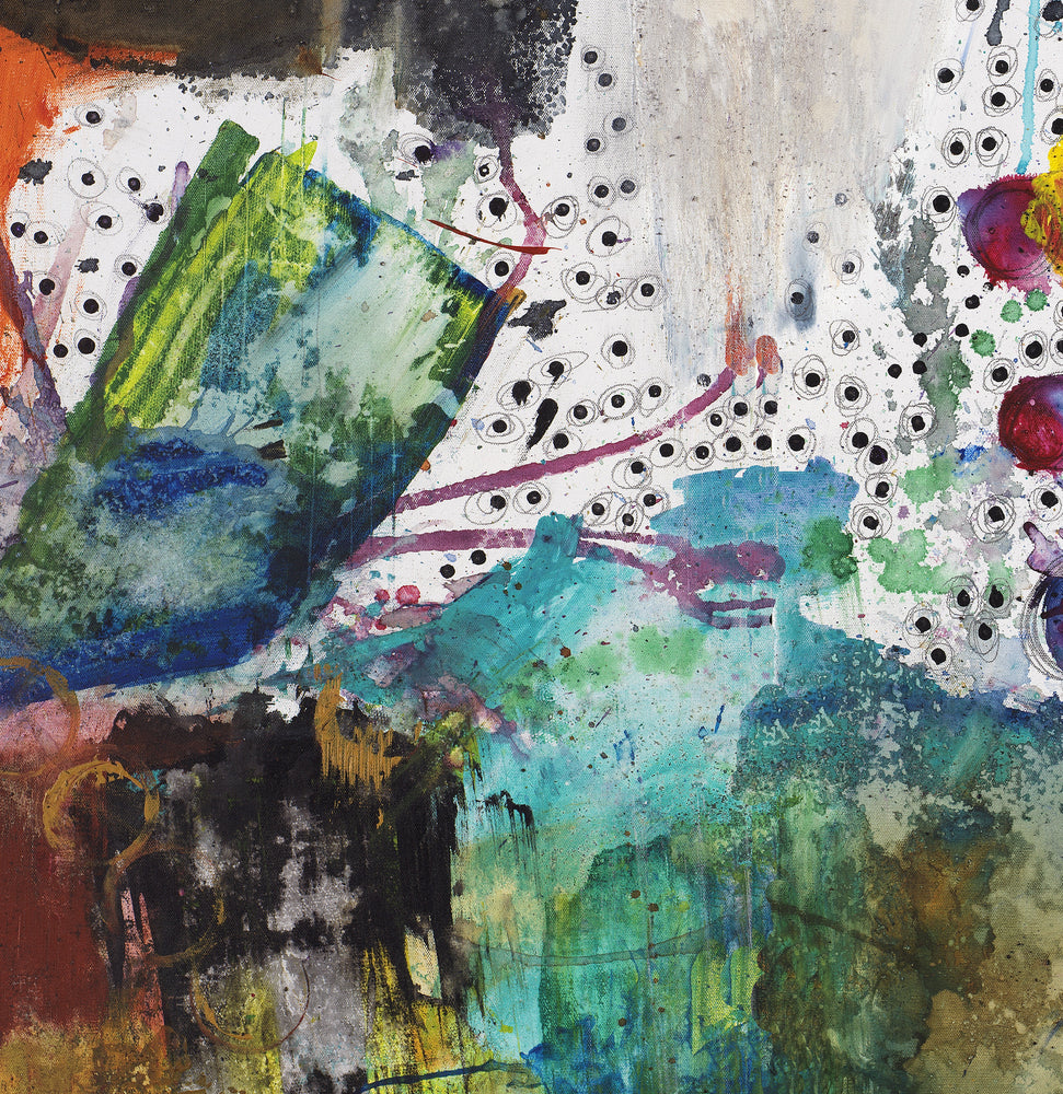 
                
                    Load image into Gallery viewer, #010707 &amp;lt;br&amp;gt; Abstract Art Canvas Print &amp;lt;br&amp;gt; Title: More To Come
                
            
