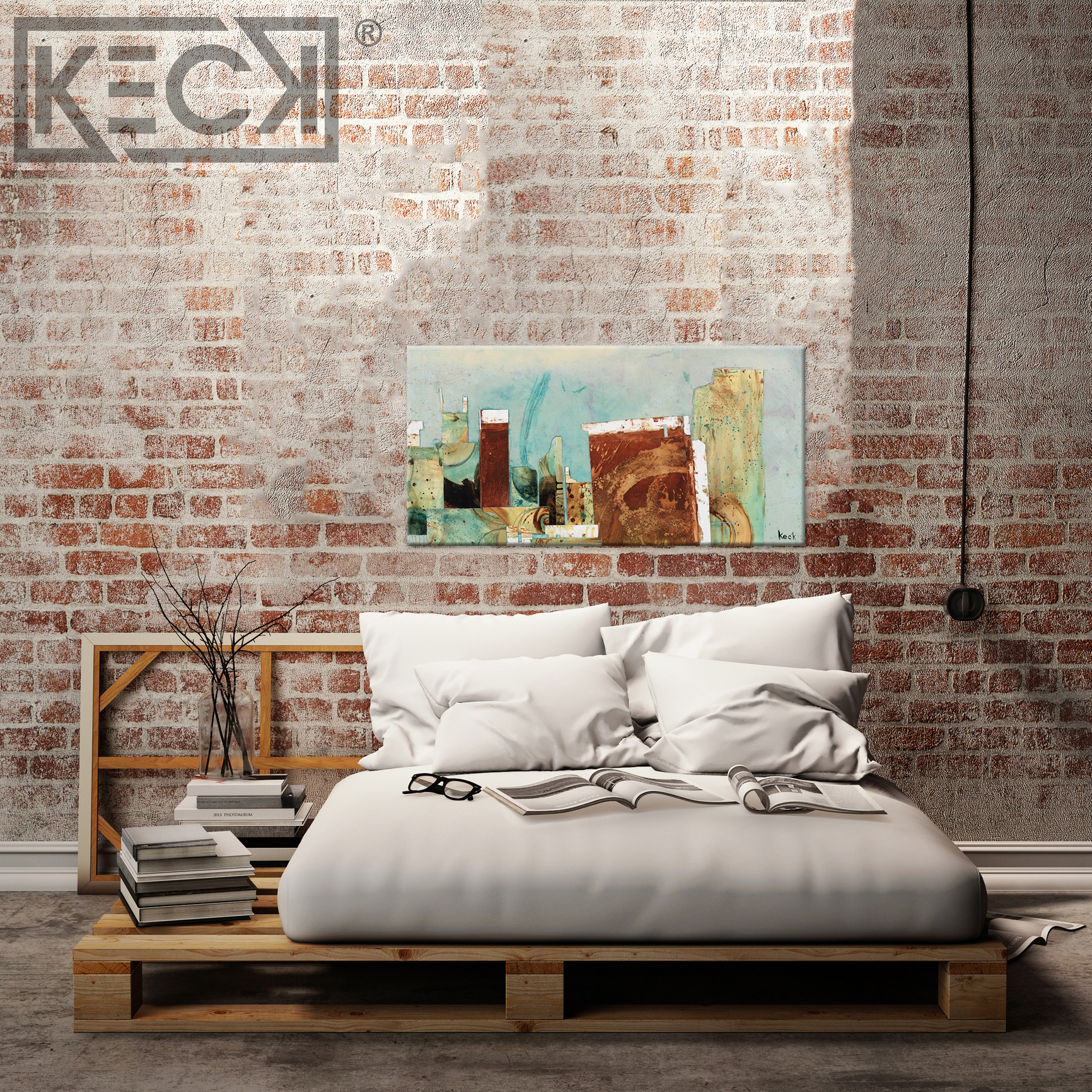 #010725 <br> Views of the City V <br>Canvas Art Print