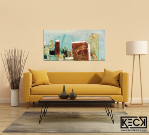 #010725 <br> Views of the City V <br>Canvas Art Print