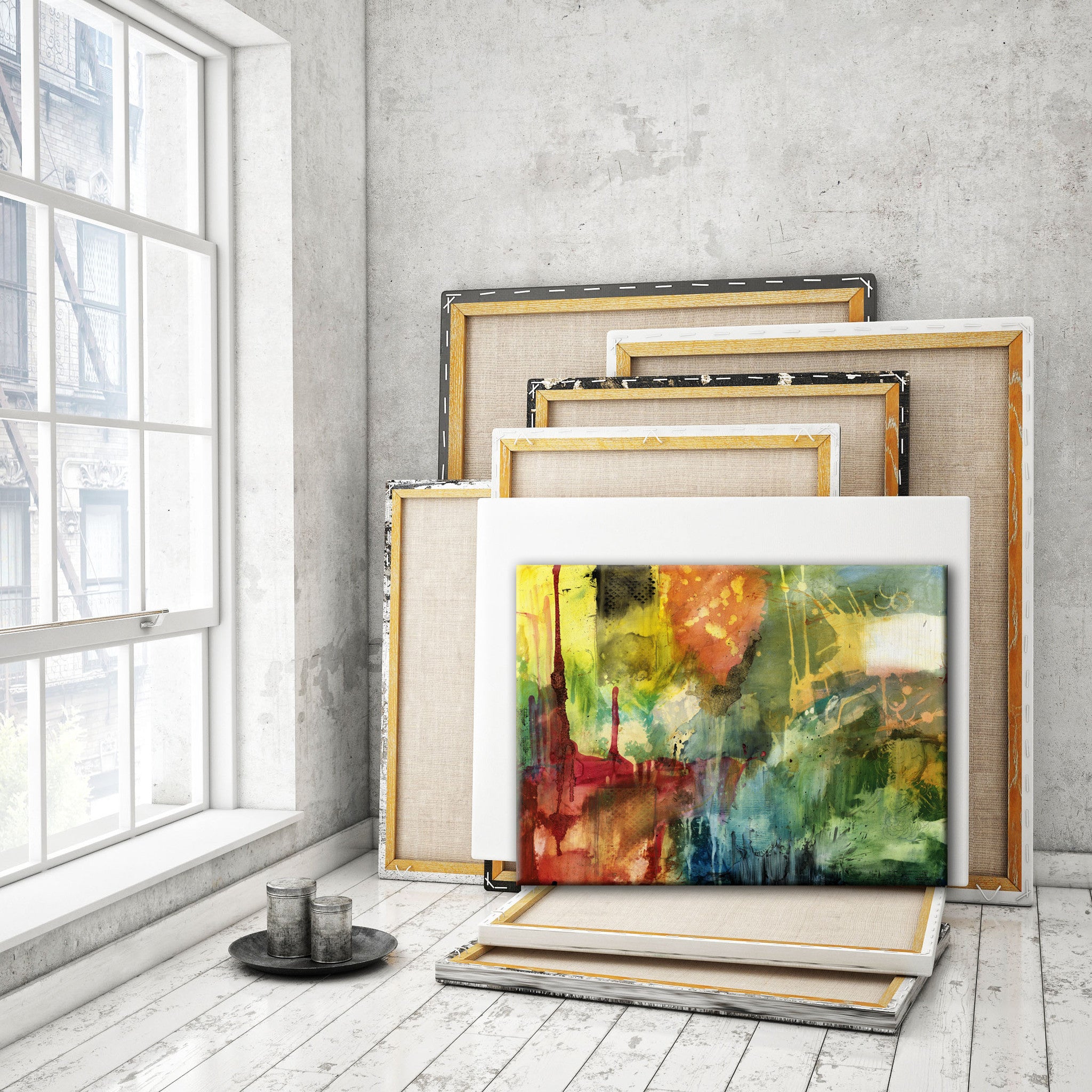 #010730 Untitled <br> Canvas Art Print