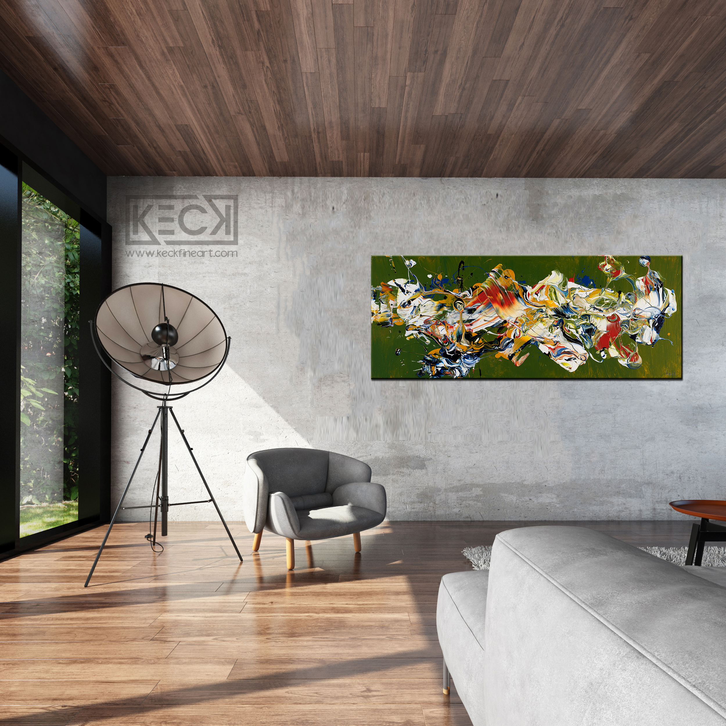 INCREDIBLE COLORFUL ABSTRACT ART BY MICHEL KECK