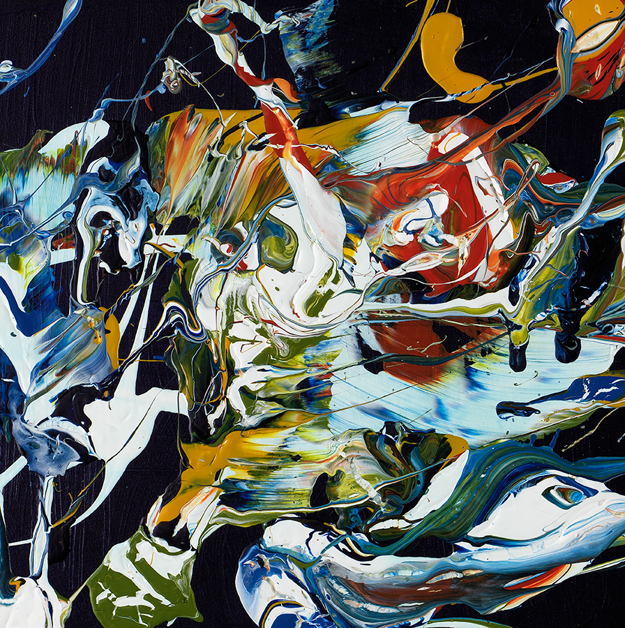 BEAUTIFUL COLORFUL ABSTRACT ART BY MICHEL KECK
