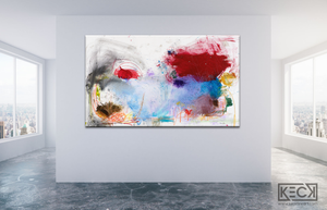 HUGE ABSTRACT CANVAS PRINTS BY MICHEL KECK
