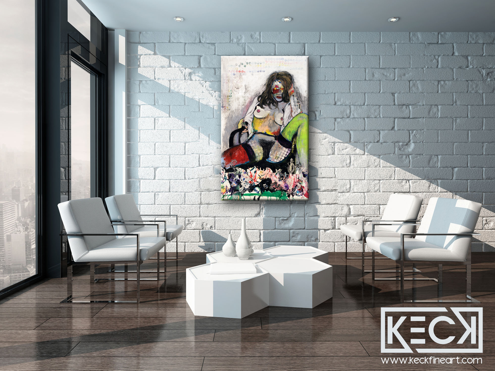 
                
                    Load image into Gallery viewer, LARGE MIXED MEDIA COLLAGE ART: Oversized Collage and Mixed Media Art Prints
                
            