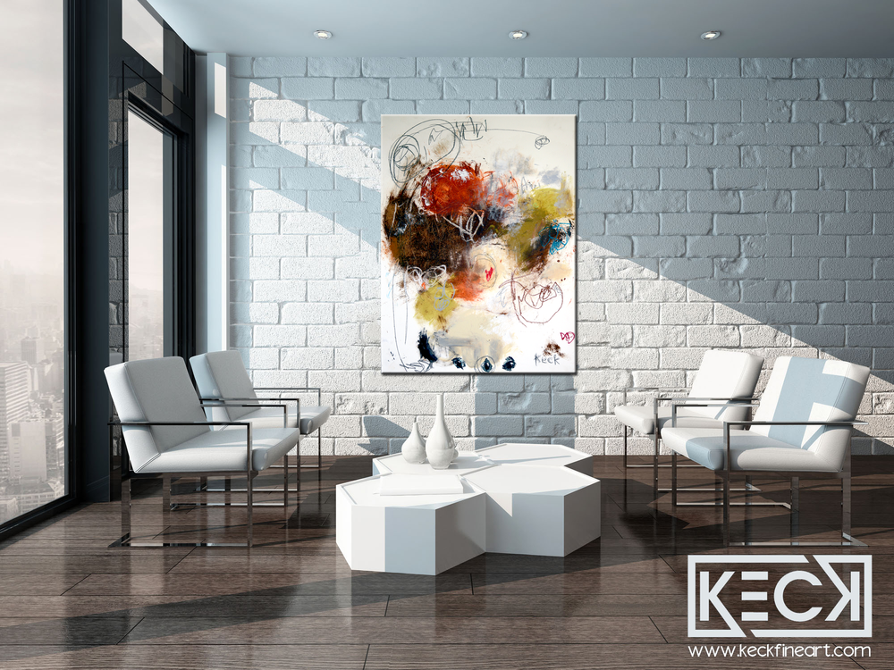 
                
                    Load image into Gallery viewer, #011604&amp;lt;br&amp;gt; Abstract Canvas Art Print&amp;lt;br&amp;gt; Title: Hard Fight To Win
                
            