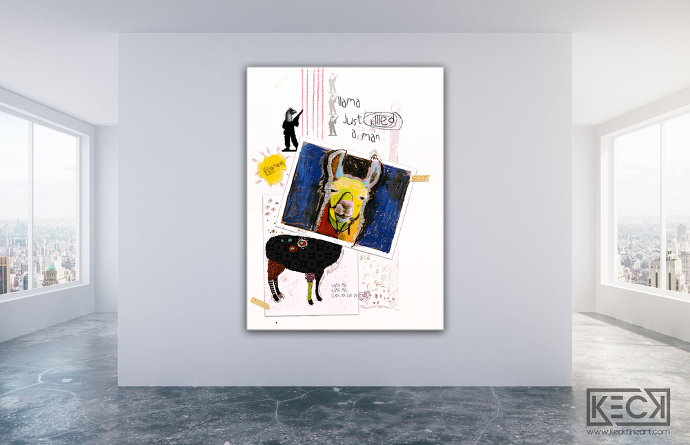 
                
                    Load image into Gallery viewer, Llama art
                
            