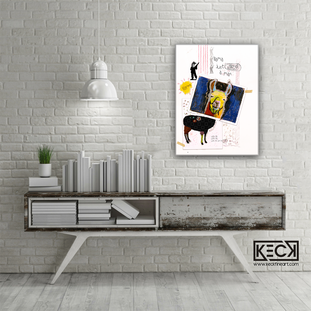 
                
                    Load image into Gallery viewer, Llama pop art
                
            