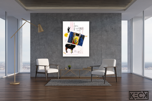 funny llama art