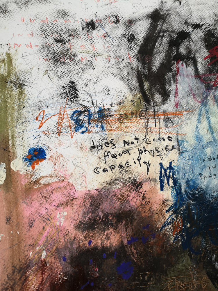 
                
                    Load image into Gallery viewer, #012001 &amp;lt;br&amp;gt; Abstract Canvas Art Print &amp;lt;br&amp;gt;Title:  Indomitable
                
            