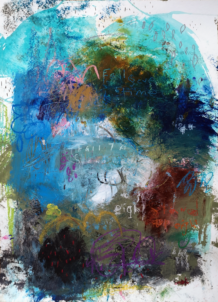 Abstract Canvas Art Print <br>2020 Collection <br>Title:  Eight II<br> Michel Keck