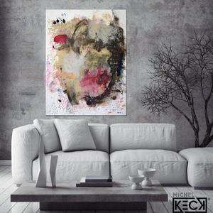 Abstract Canvas Art Print <br>2020 Collection <br>Title:  Jeremiah 29v13 <br> Michel Keck