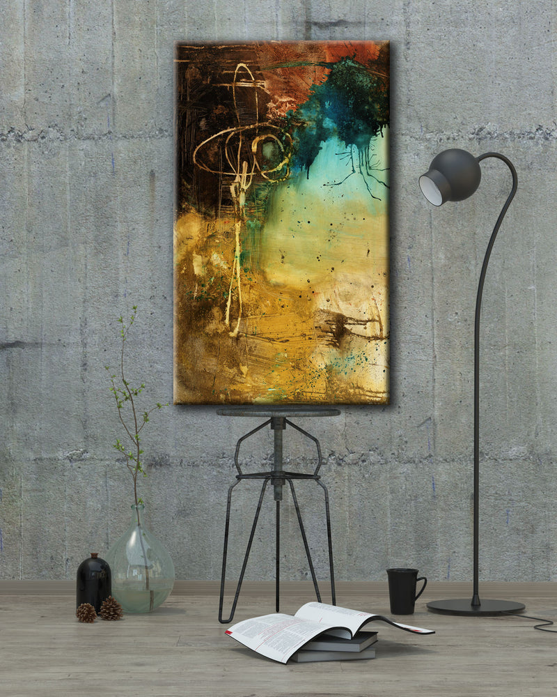ABSTRACT ART Canvas Print of Wake Up Call