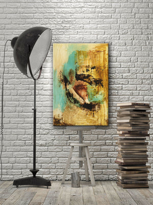 ABSTRACT ART Canvas Print of Up For Anything