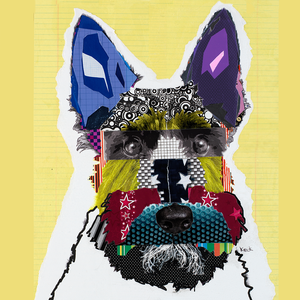 Scottish Terrier Dog Art Prints by Michel Keck