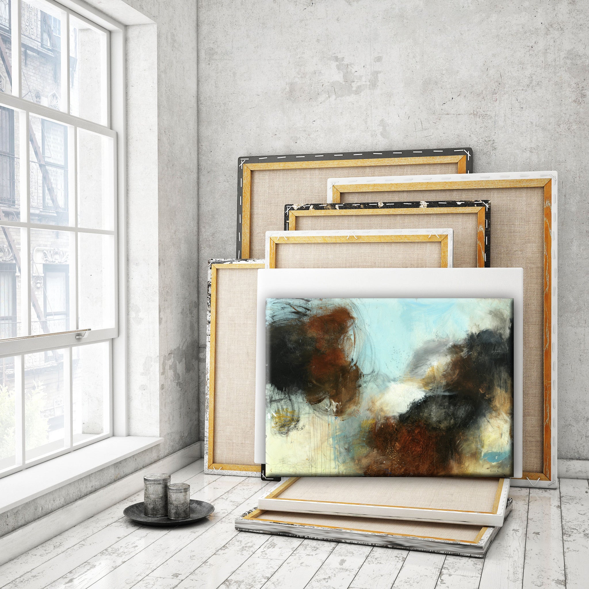 #021007 <br> Here We Go Again <br> Canvas Art Print