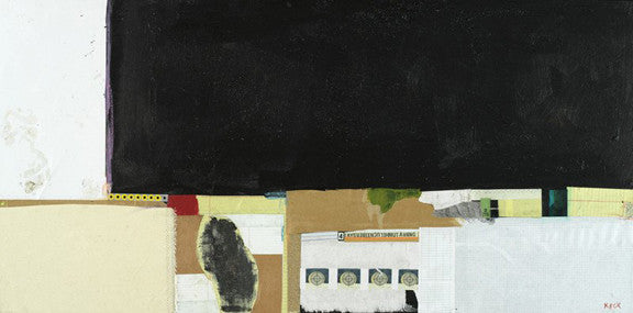 MIXED MEDIA ART Canvas Print of 4am