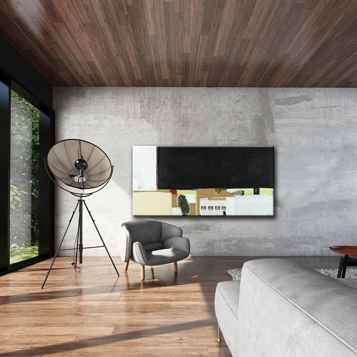 MIXED MEDIA ART Canvas Print of 4am