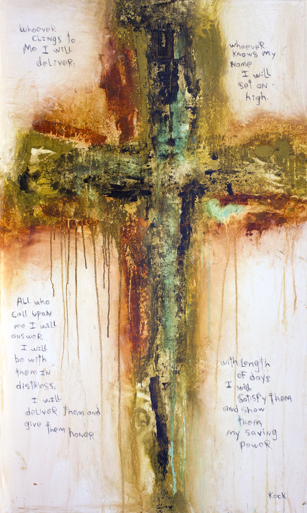 Abstract Cross Art <br>Canvas Print