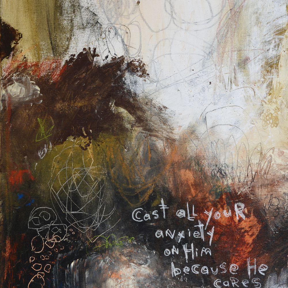 Michel Keck Scripture Abstract Paintings and Prints
