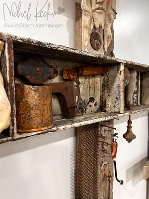 Found Object Art Crosses by Michel keck