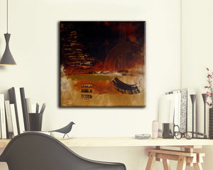 ABSTRACT ART Canvas Print of The Hand of Fate