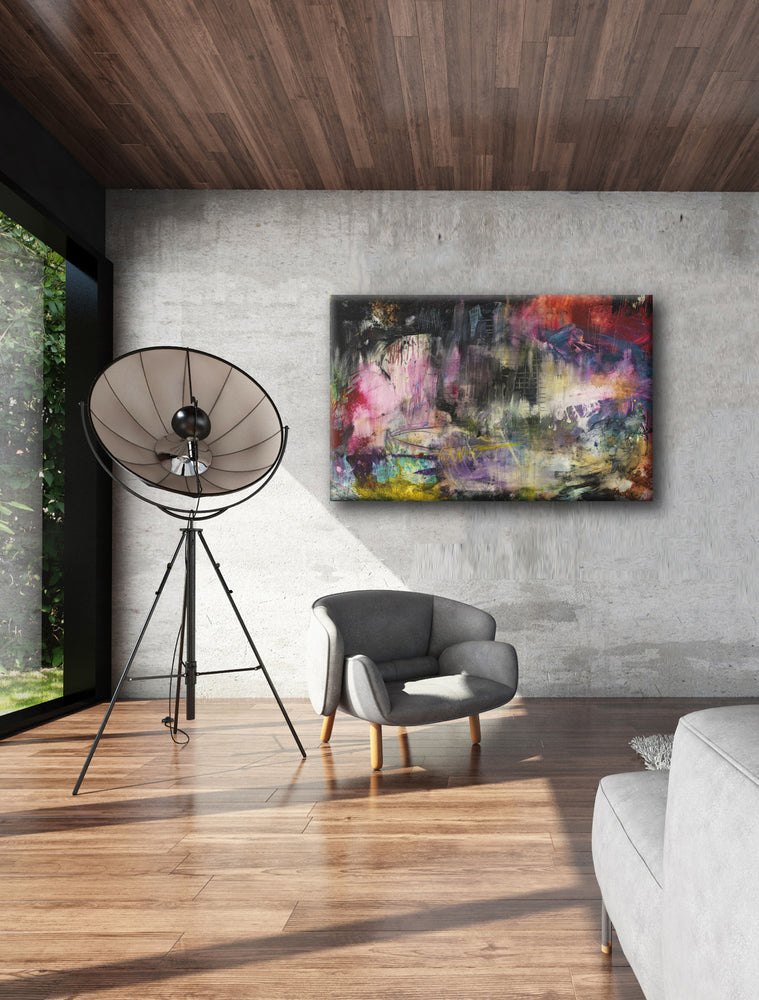 #030813 <br> Paper Cut VI <br> Canvas Art Print