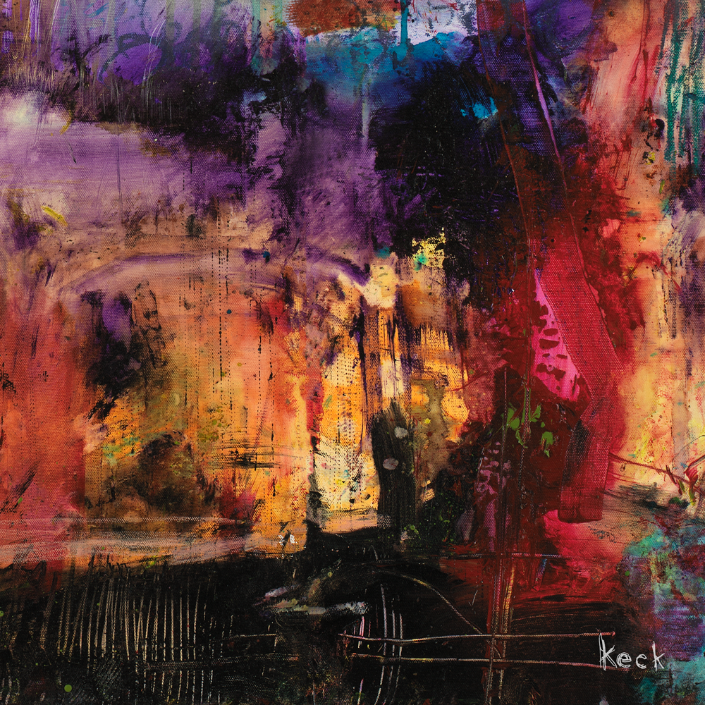BEAUTIFUL COLORFUL ABSTRACT ART BY MICHEL KECK