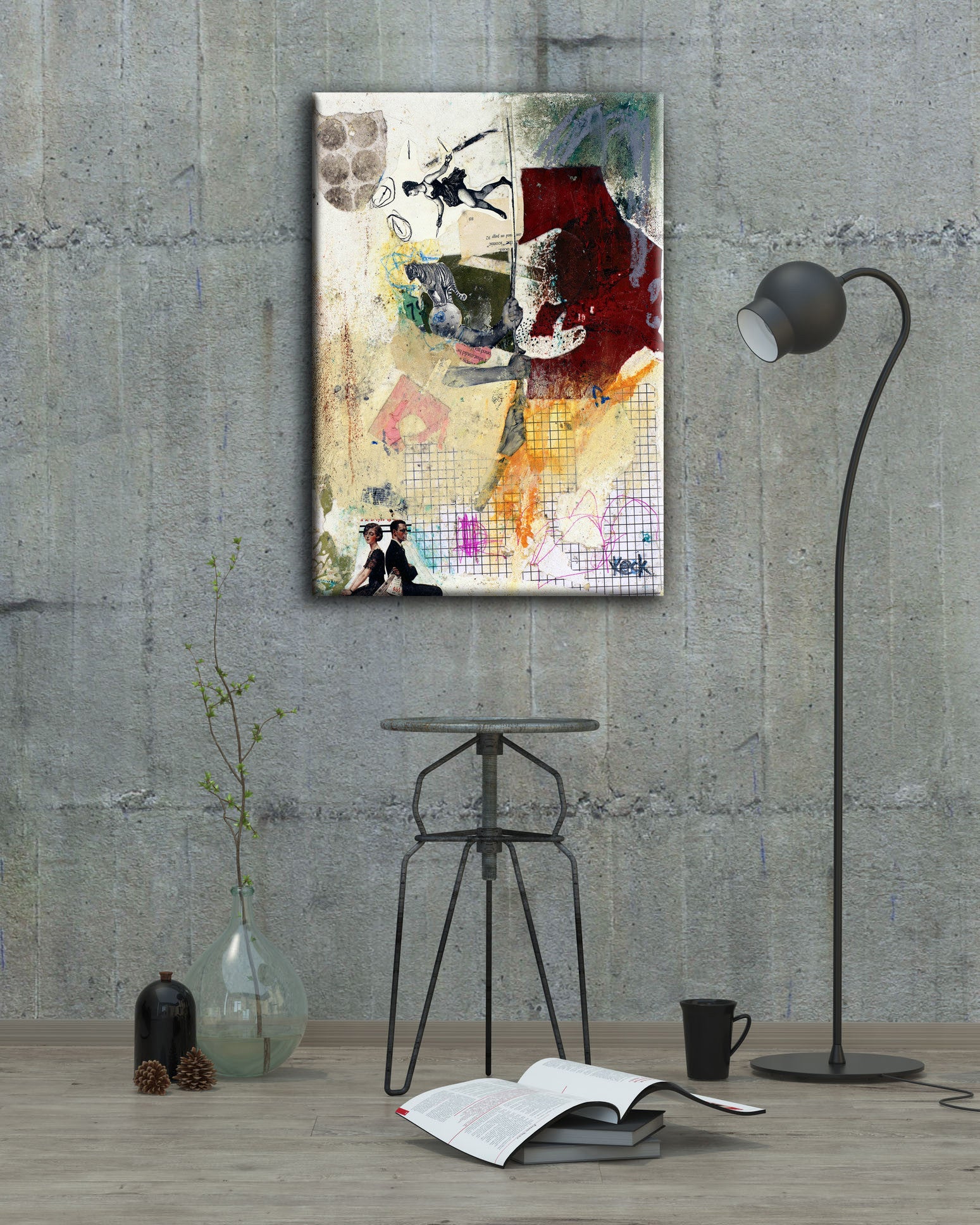 #031306 <br> Balancing Act <br> Canvas Art Print