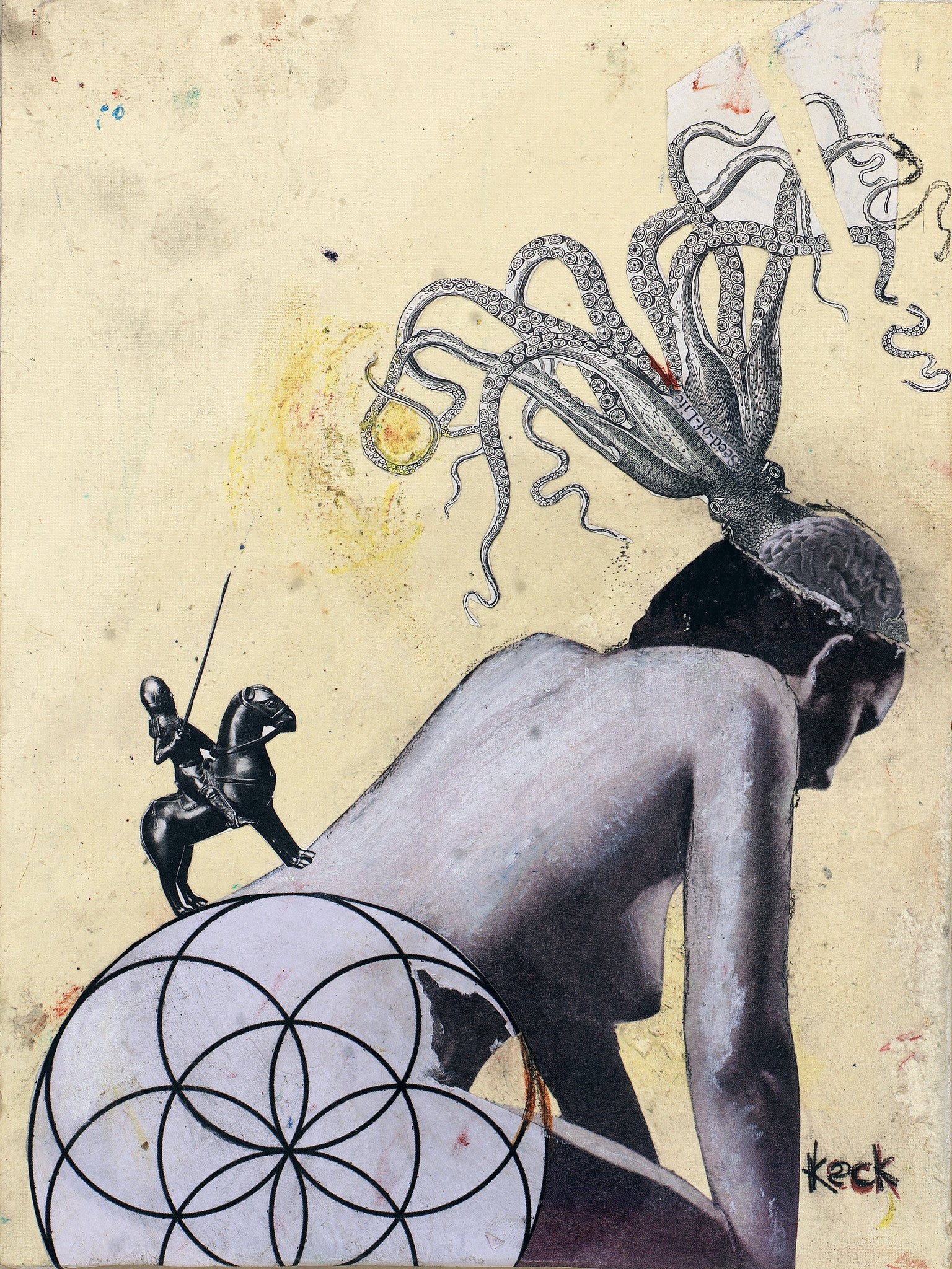 #031307 <br>Title: Resurgence<br> Mixed Media Art Print