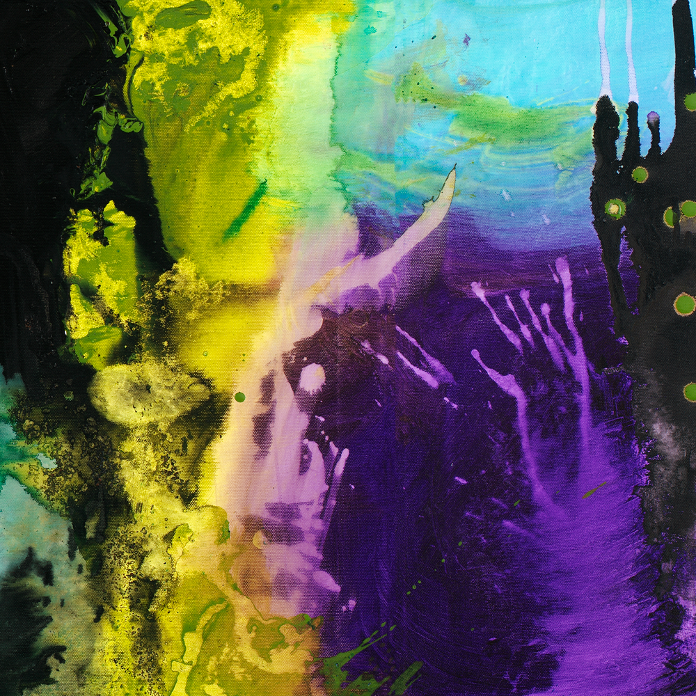Bold, Vibrant & Moody<br> Abstract Art Canvas Print<br>In The Quiet Between