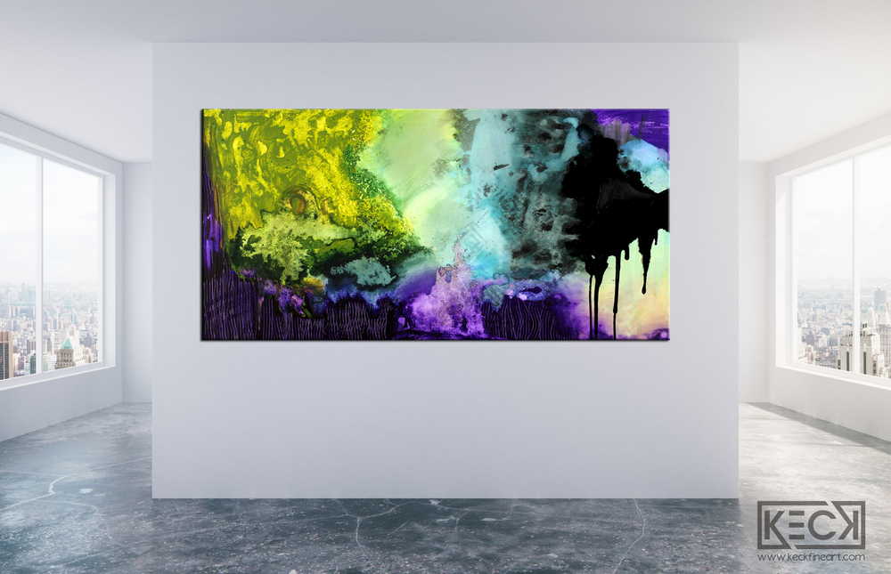 
                
                    Load image into Gallery viewer, COLORFUL ABSTRACT ART BY MICHEL KECK
                
            