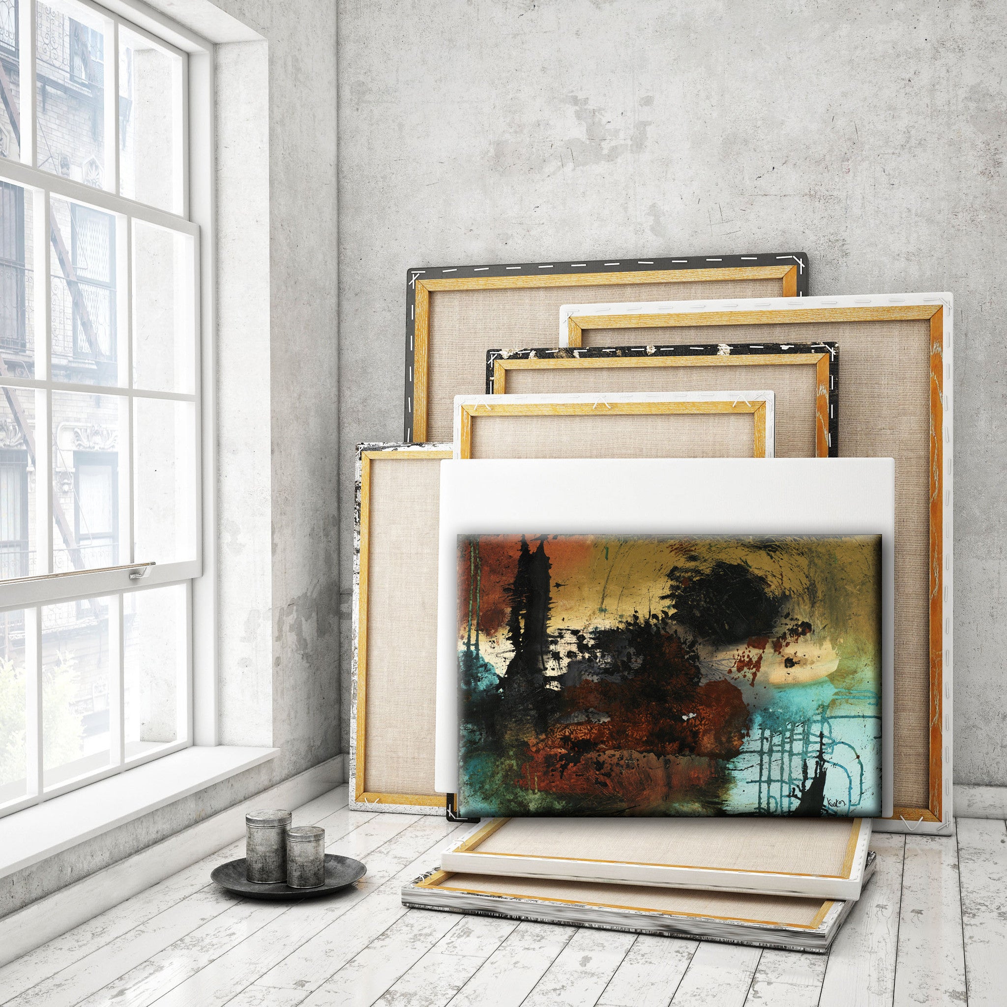 #040710 <br> Canvas Art Print
