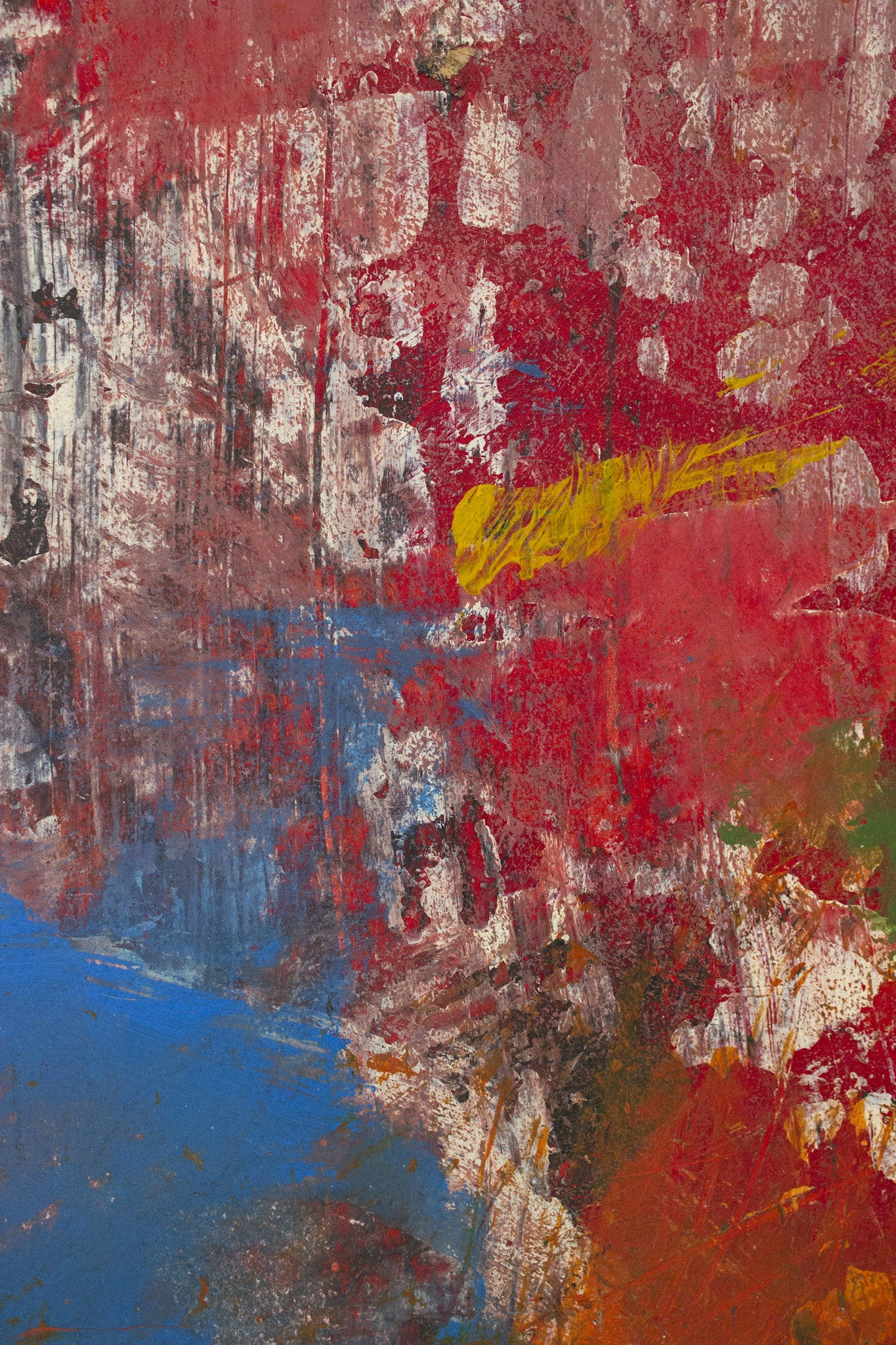 Brightly COLORED artwork of Michel Keck. big bright and colorful abstract art in all shapes and sizes