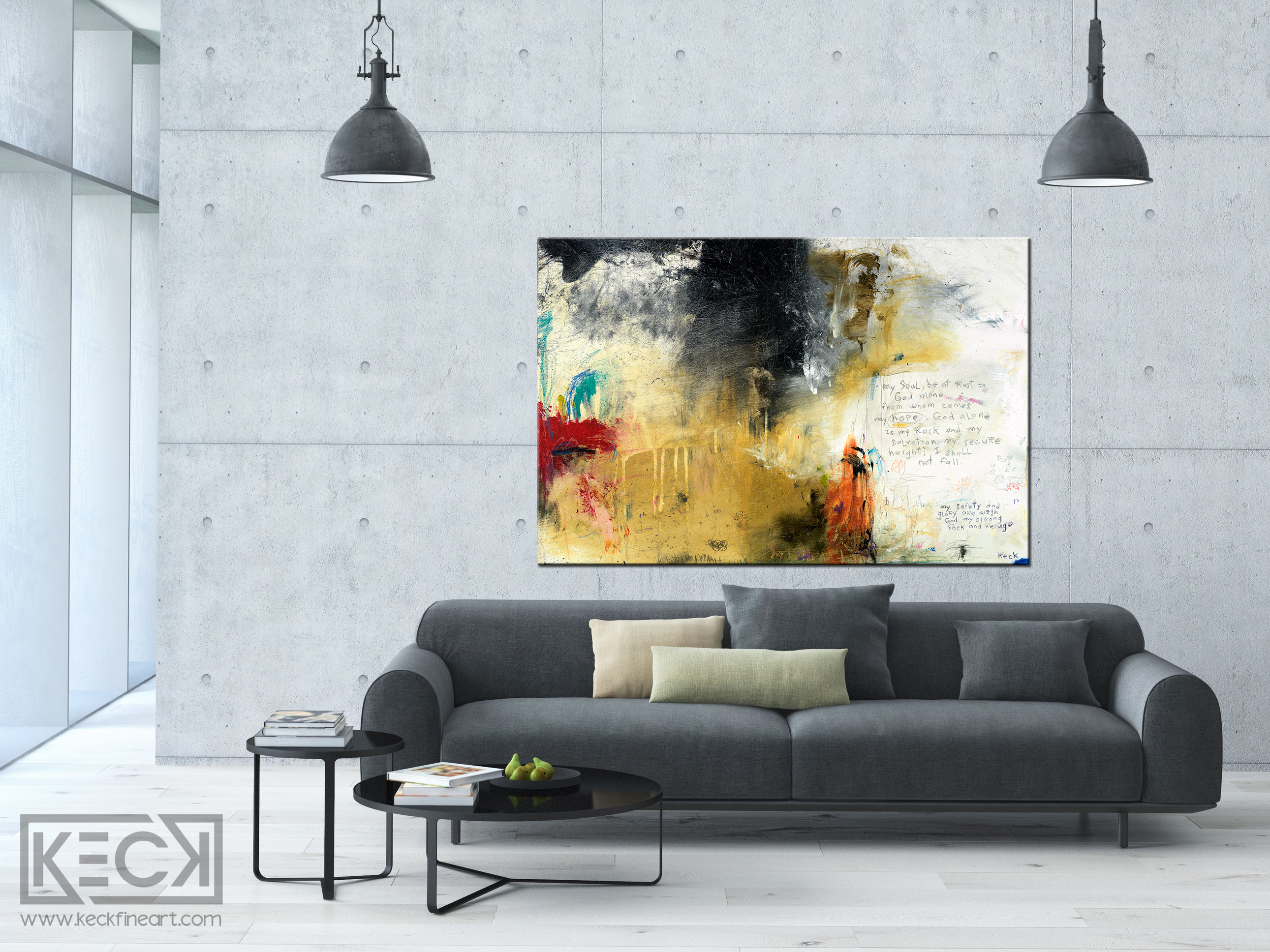 Scripture Art Prints by Michel Keck
