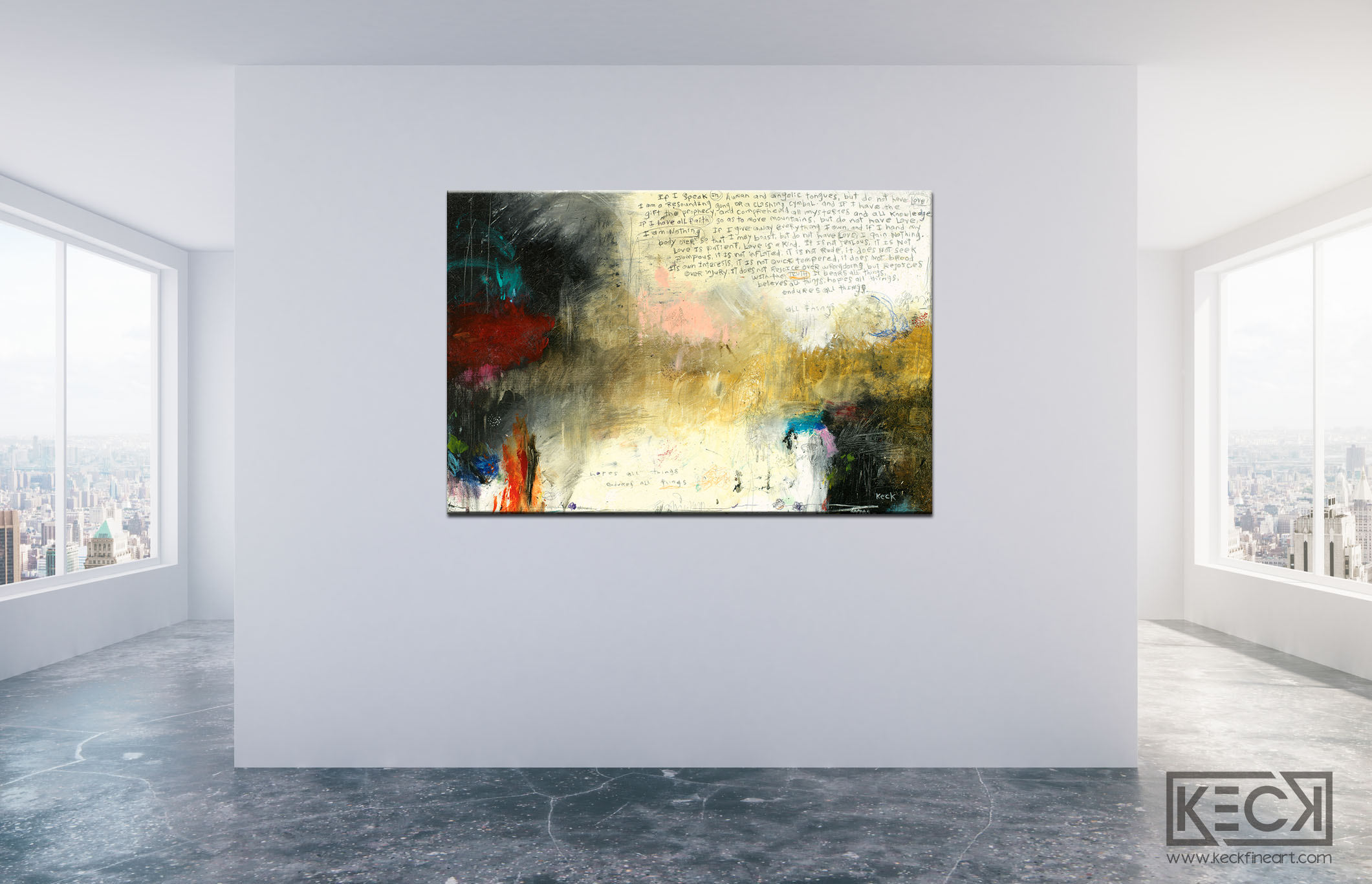 EARTH TONE ABSTRACT ART PRINTS BY MICHEL KECK