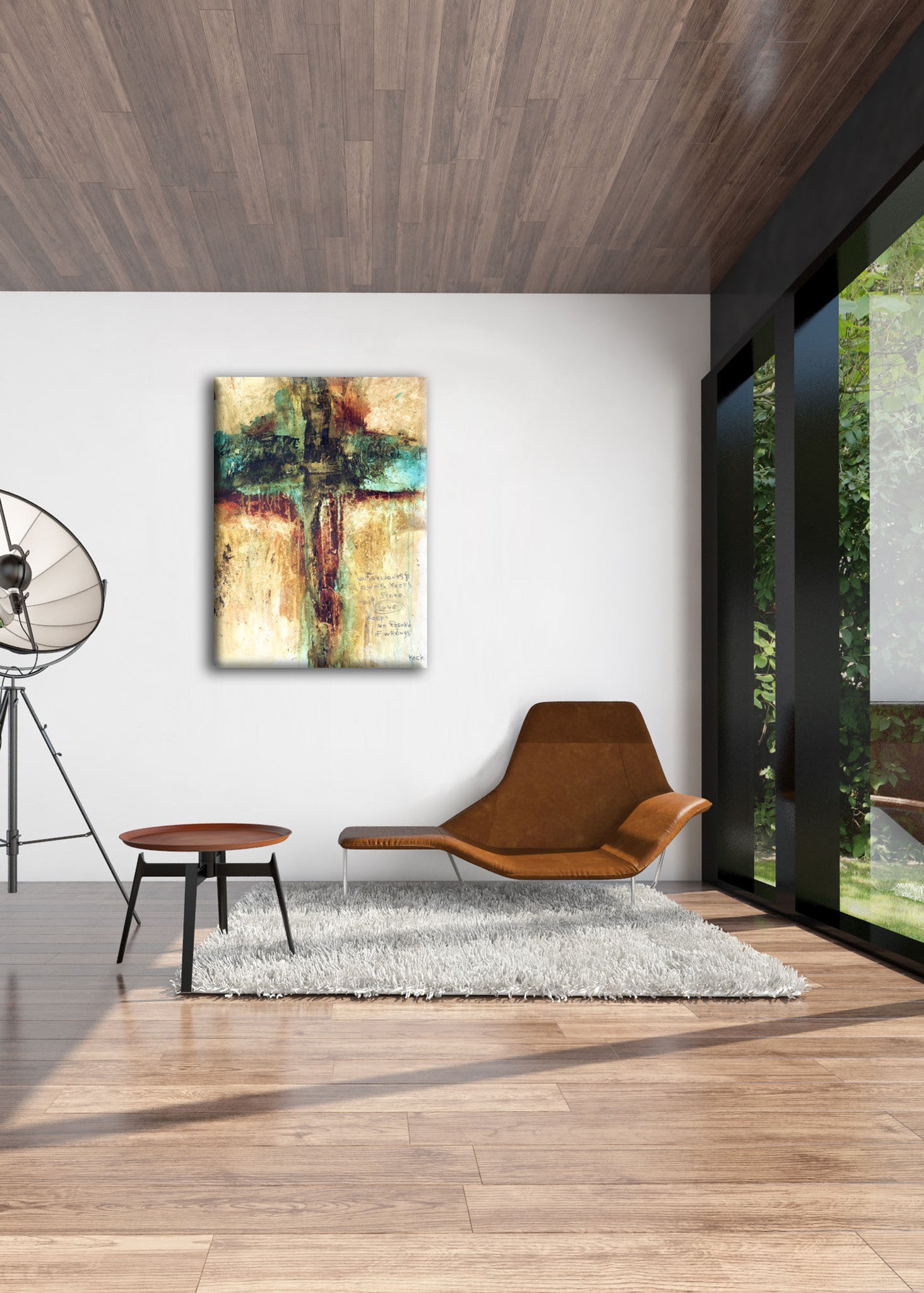 Abstract Cross Art <br>Canvas Print