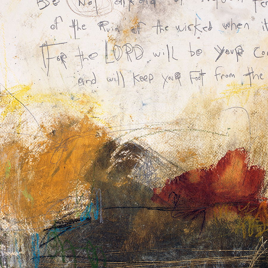 Scripture Art Print by Michel Keck