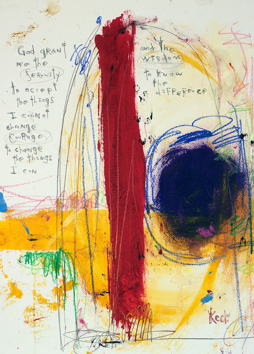 Serenity Prayer Canvas Art Print By Michel Keck