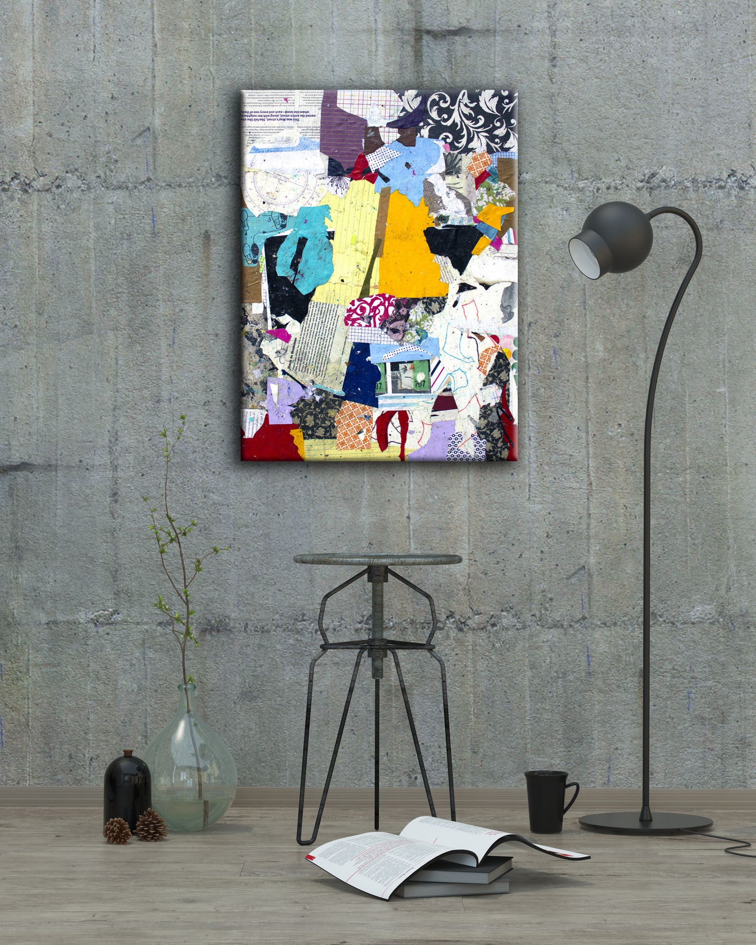 #041302 <br> Back in Business <br> Canvas Art Print