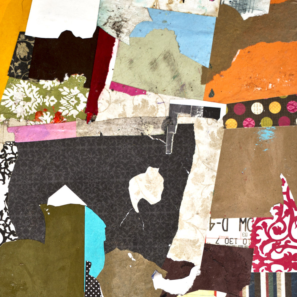 #041304 <br> New Set of Rules <br> Original Paper Collage On Board