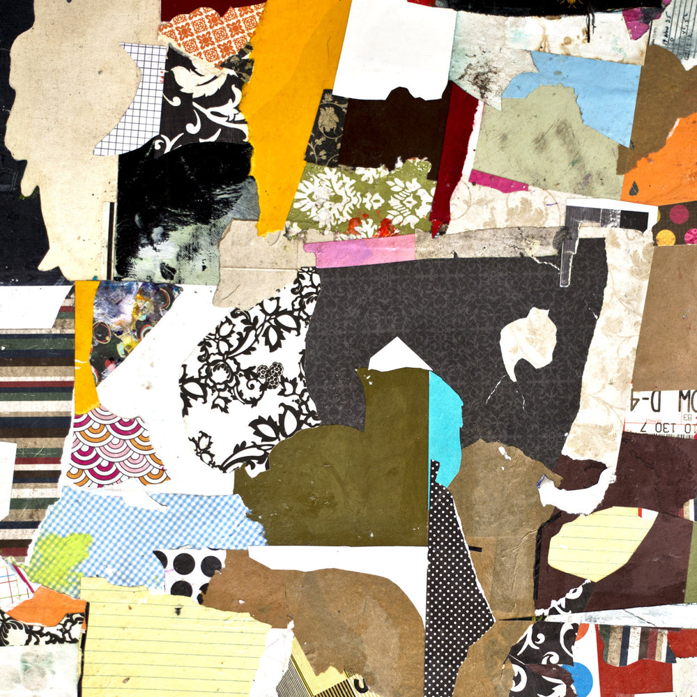 #041304 <br> New Set of Rules <br> Original Paper Collage On Board