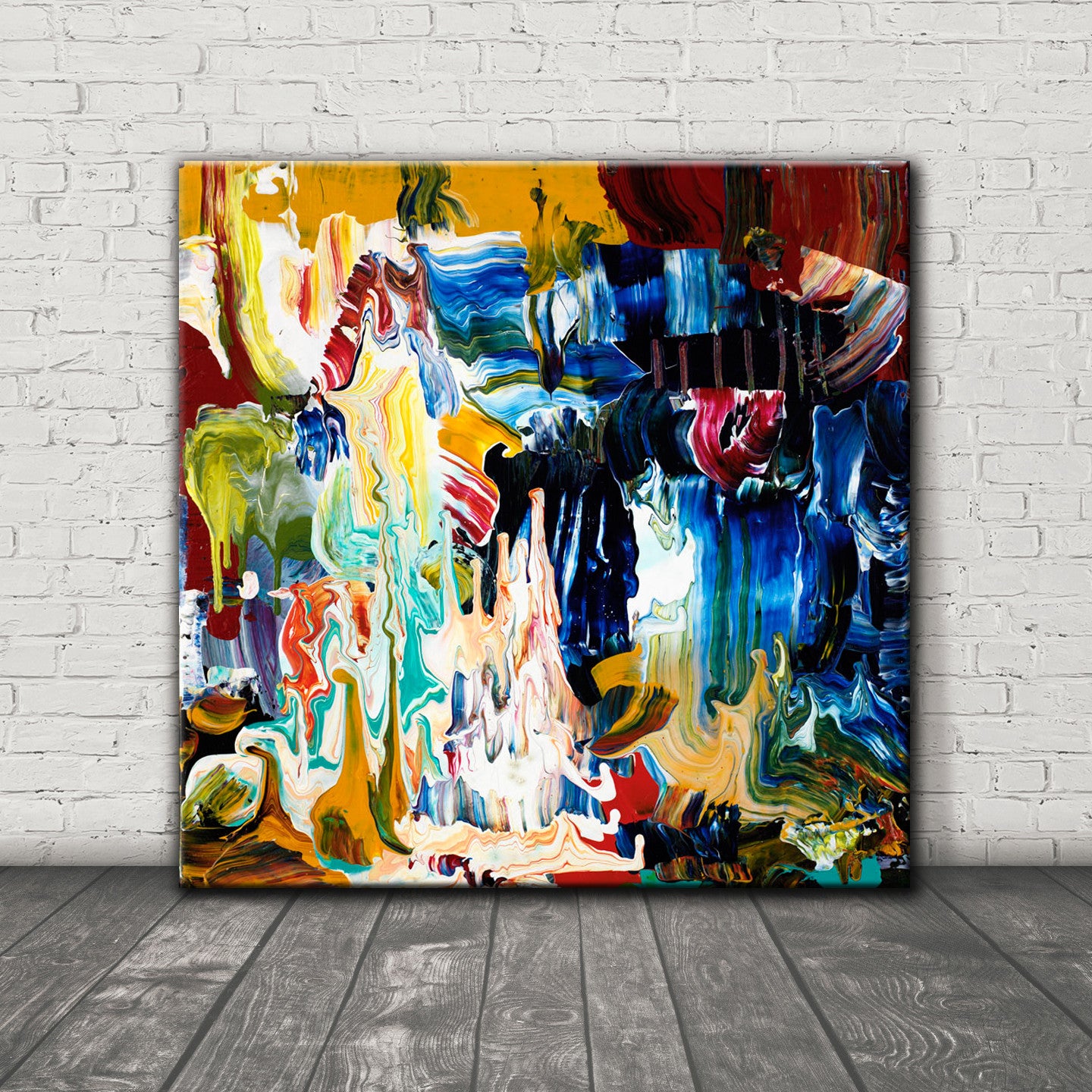 ABSTRACT ART Canvas Print of Wish List III