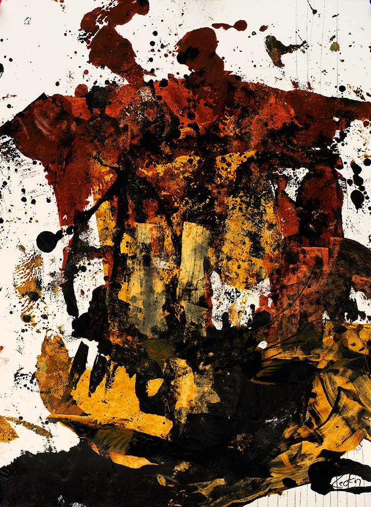 EARTH TONE ABSTRACT ART PRINTS BY MICHEL KECK